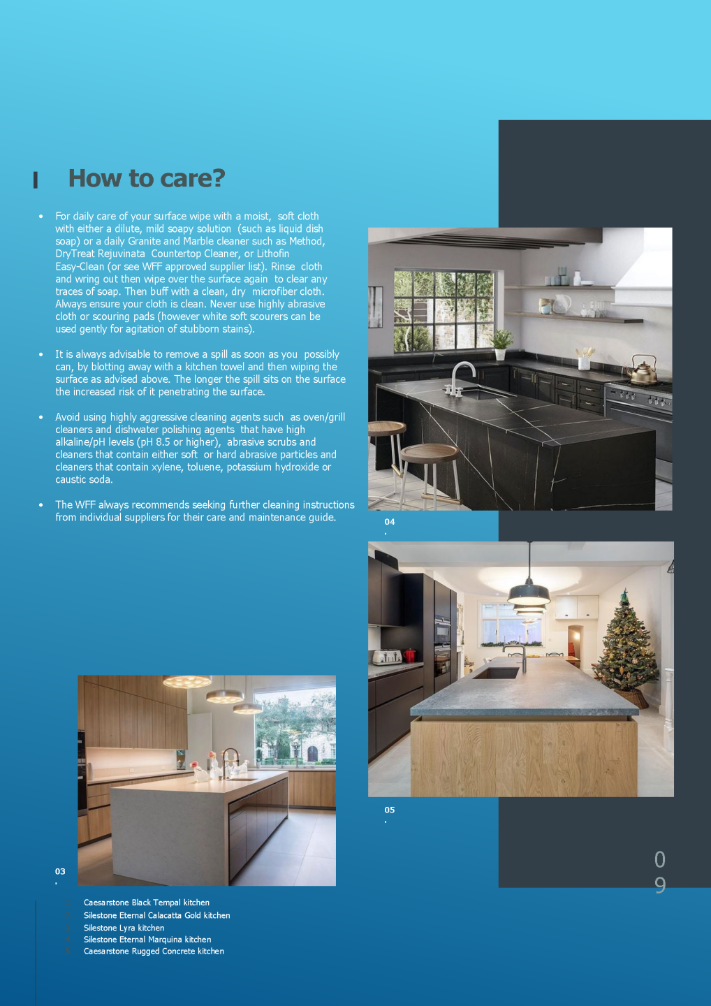 Stone Top Setting Overview.pdf WFF A GUIDE TO UNDERSTANDING ENGINEERED & NATURAL STONE SURFACES ...
